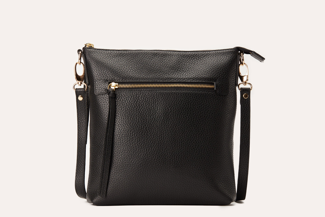 Kiko Genuine Pebble Leather Crossbody Bag - A Fusion of Style and Practicality