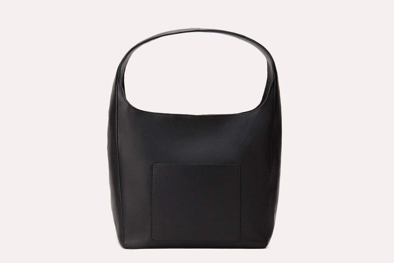 Kiko Genuine Pebble Leather Hobo Shoulder Bag - A Masterpiece of Elegance and Organization