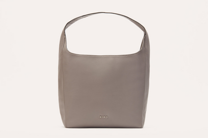 Kiko Genuine Pebble Leather Hobo Shoulder Bag - A Masterpiece of Elegance and Organization