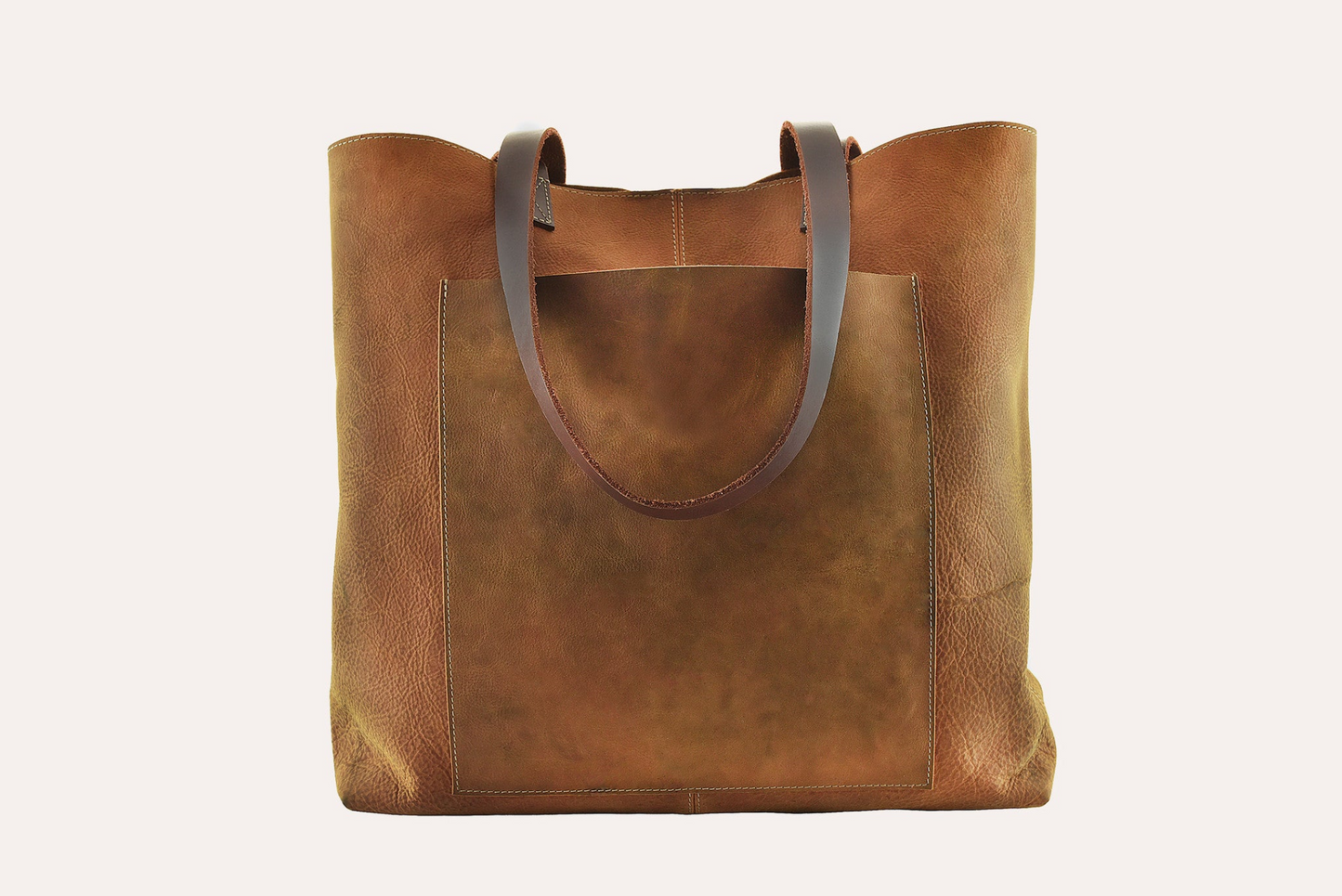 Kiko Genuine leather PCH Tote Bag Brown - Your Essential Companion for Everyday Adventures