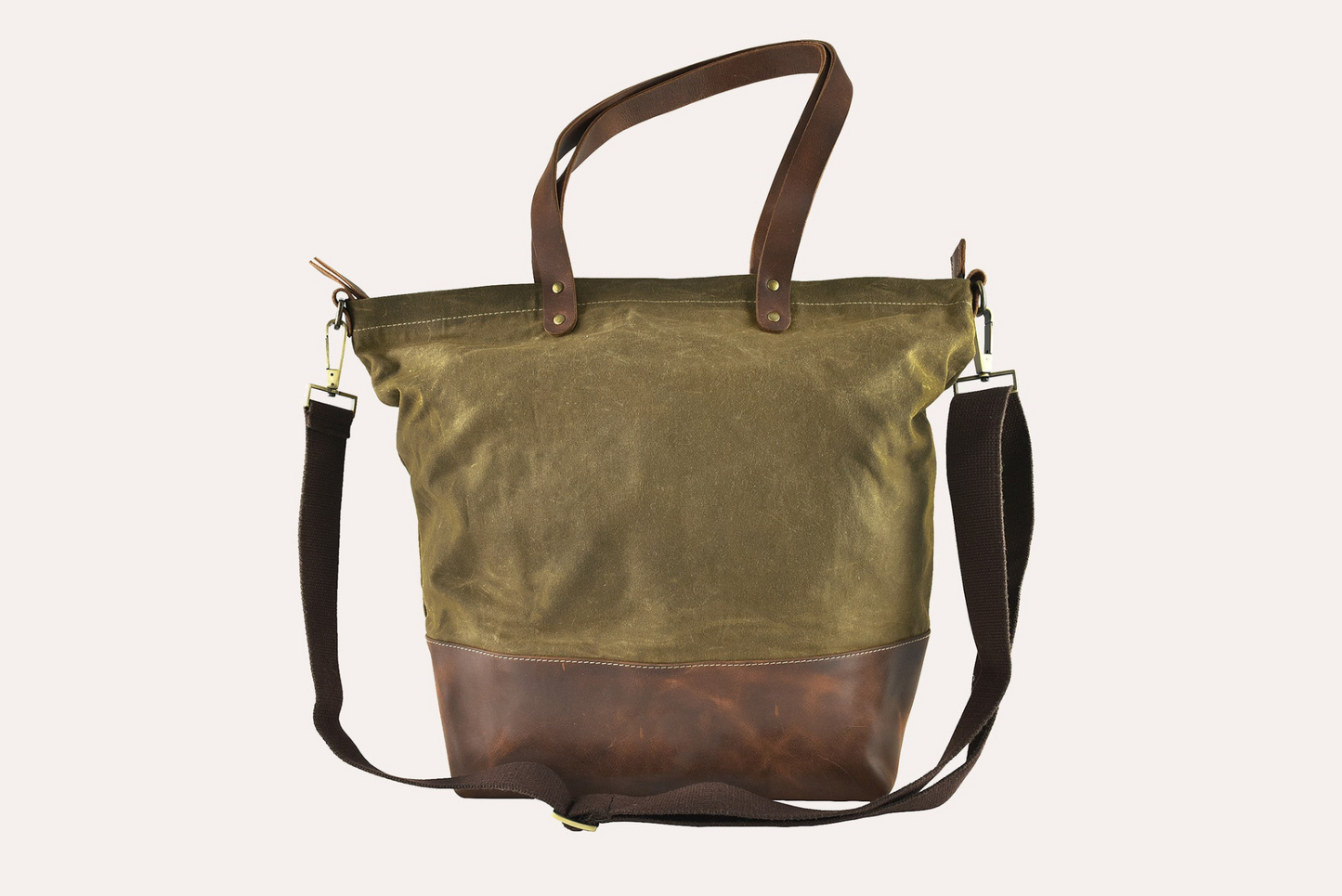 Kiko Genuine leather Boyfriend Tote Canvas - A Blend of Function and Fashion