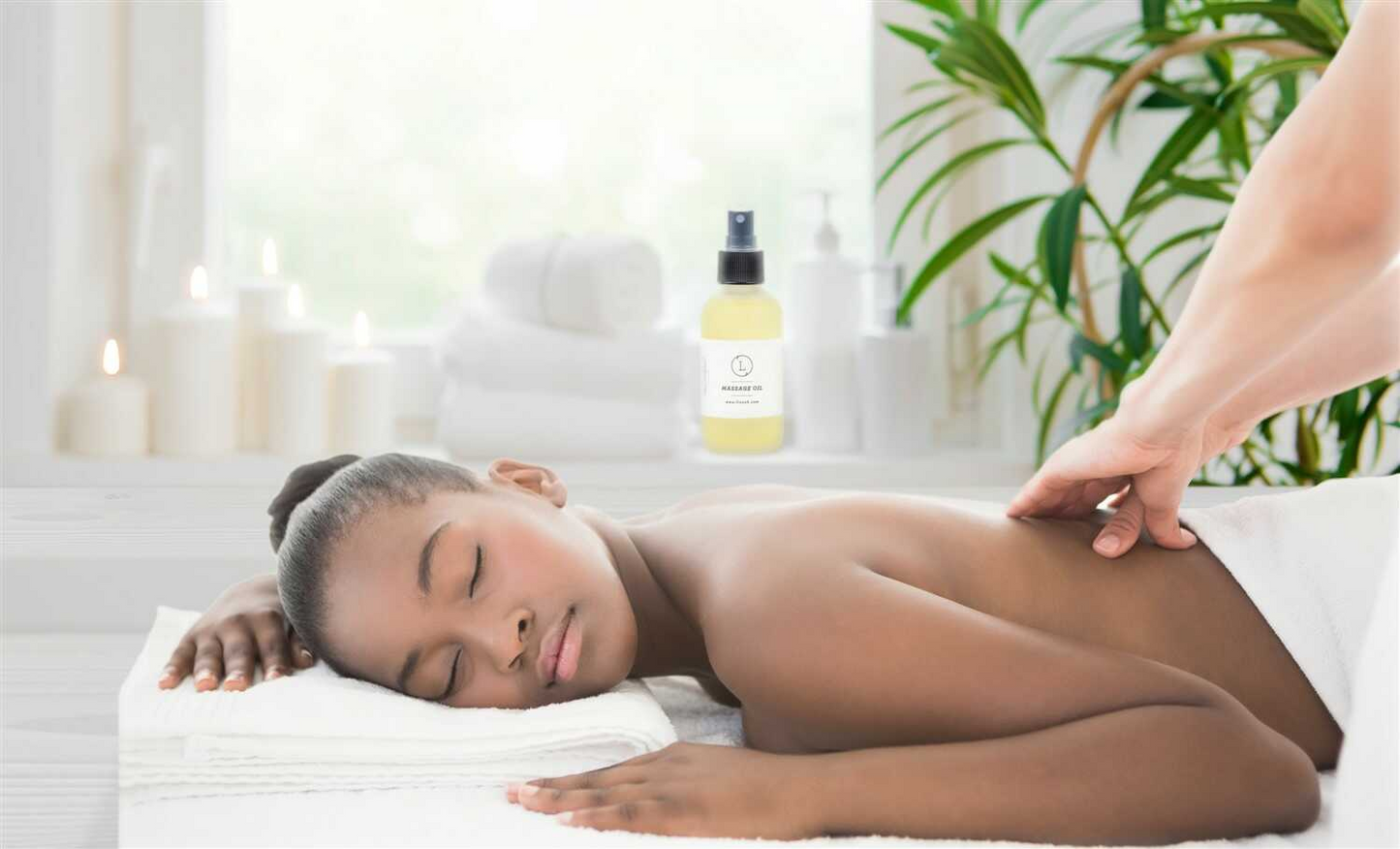 Lizush Aromatherapy Eucalyptus Massage Oil, Natural Relaxing Body Massage Oil