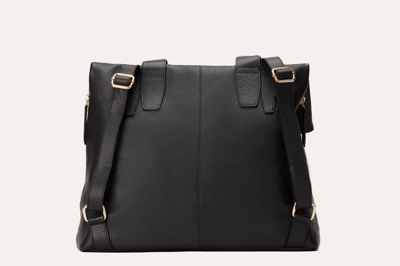 Kiko - Fold N Go Genuine Pebble Leather Bag: The Ultimate Companion for the Modern Explorer