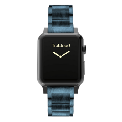 TruWood The Everyday Apple Watch Band Blue