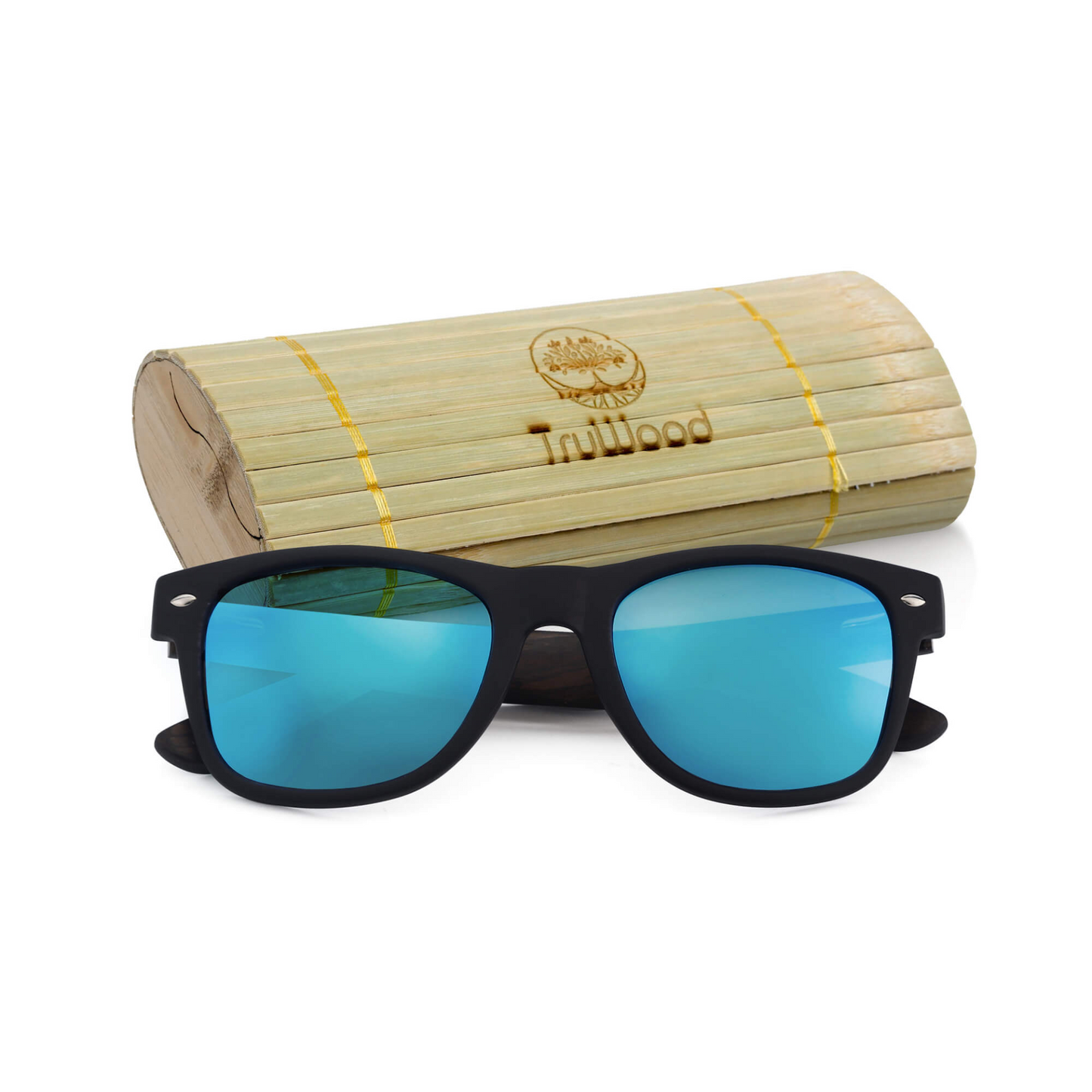 TruWood The Explorer Ice Blue Sunglasses