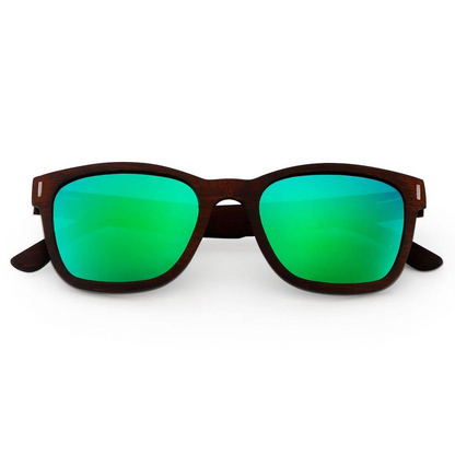 TruWood The Ultimate Mahogany Green Sunglasses