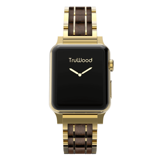 TruWood The Classic Apple Watch Band in Gold