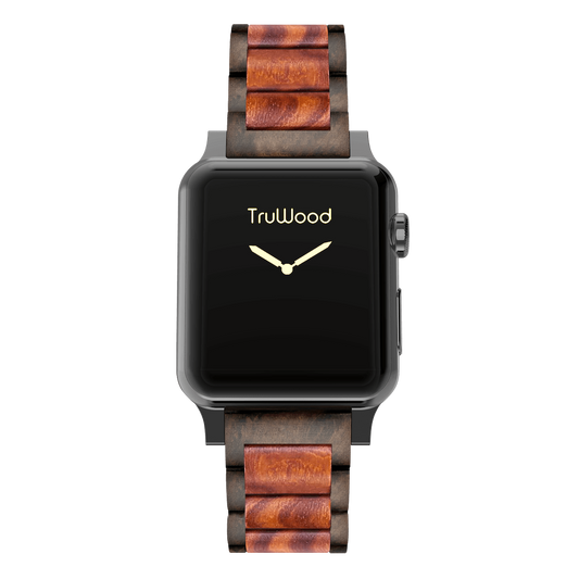 TruWood The Classic Apple Watch Band Red