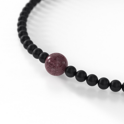 TruWood The Onyx / Violet Bracelet