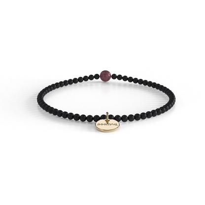 TruWood The Onyx / Violet Bracelet