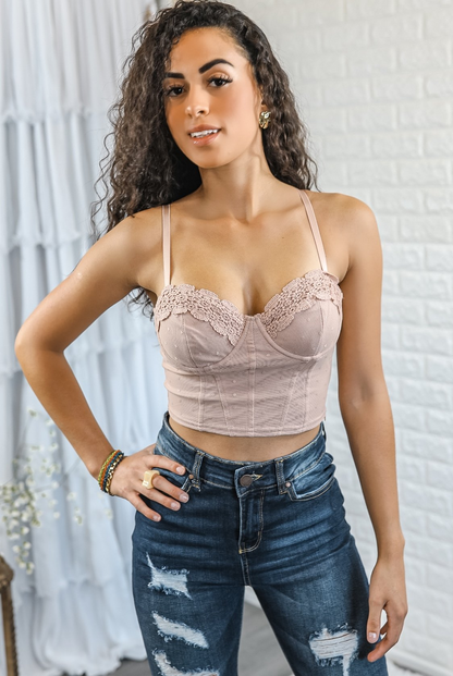 Toya Corset Style Crop Top