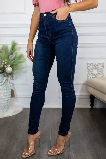 What You Want High Waisted Extreme Stretch Skinny Jeans