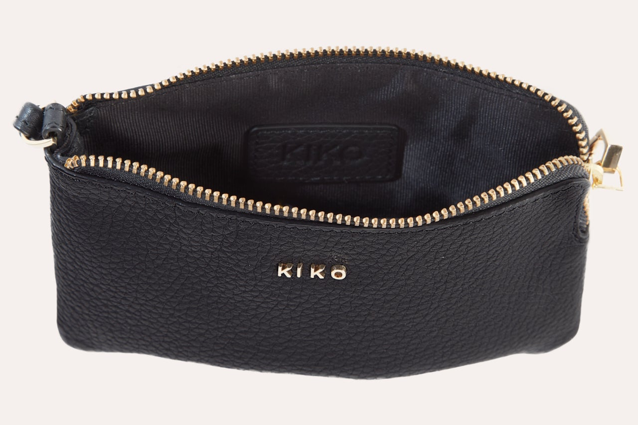 Kiko Genuine Pebble Leather Small Wristlet - The Essence of Minimalist Elegance