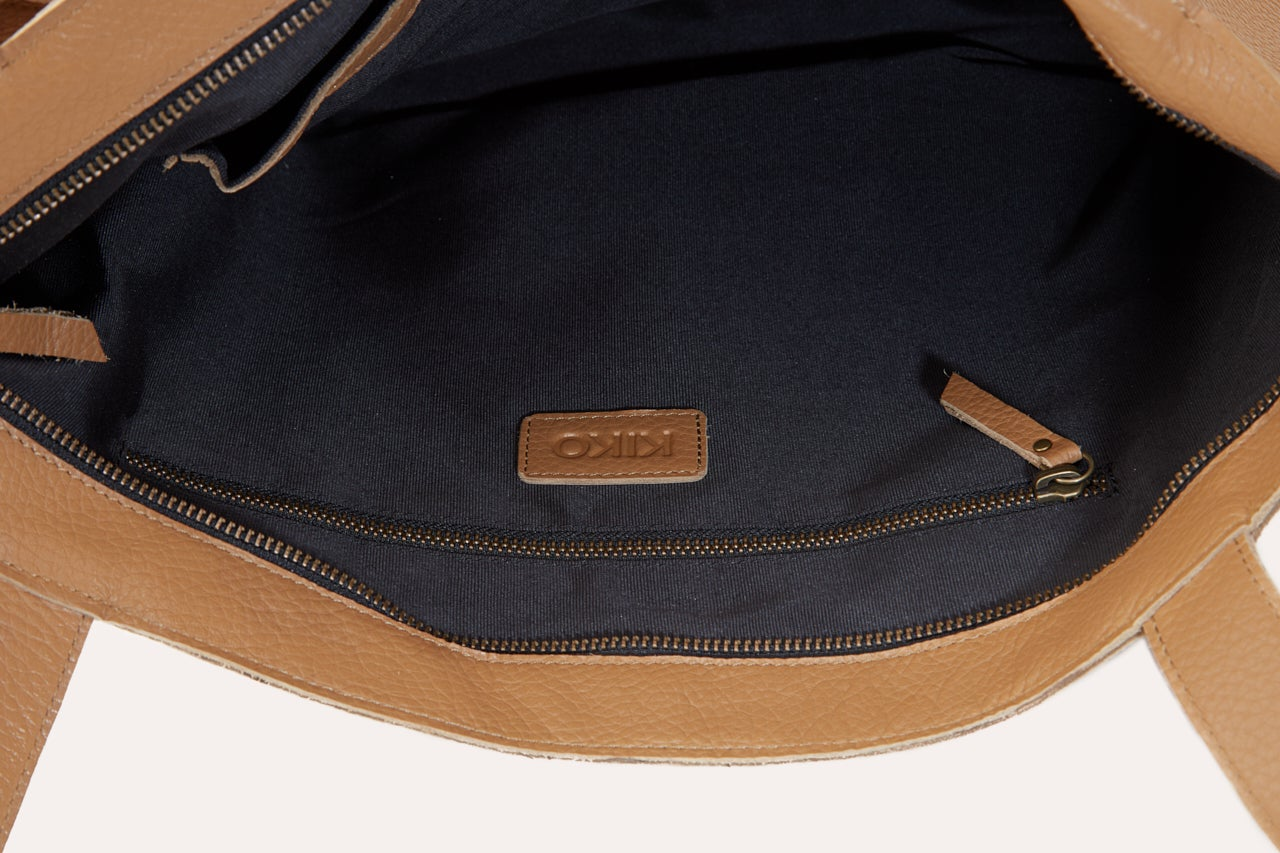 Kiko Genuine Leather On The Go Tote - Your Stylish Companion for Everyday Adventures