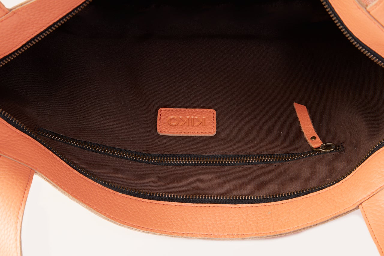 Kiko Genuine Leather On The Go Tote - Your Stylish Companion for Everyday Adventures