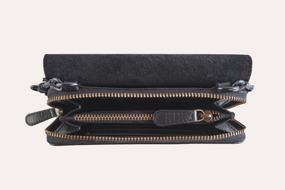 Kiko Genuine Leather and Suede Two-Tone Crossbody Bag - A Masterpiece of Elegance and Functionality