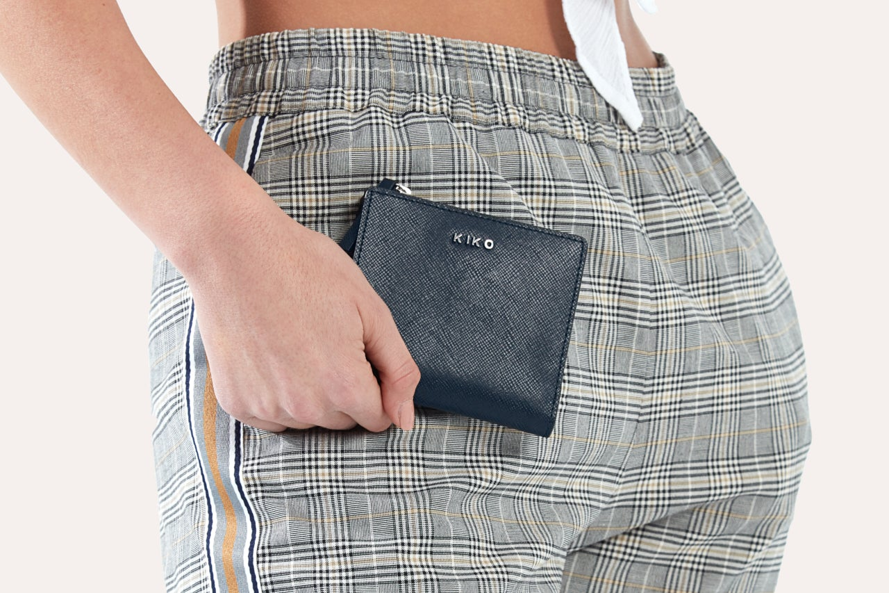 Kiko Genuine Saffiano Leather Coin Purse Wallet - Where Style Meets Functionality