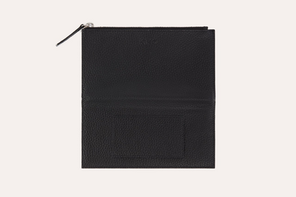 Kiko Genuine Pebble Leather Top Zip Wallet - Where Style Meets Functionality