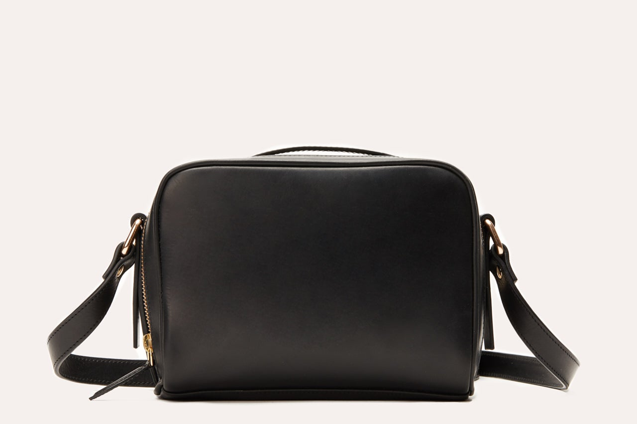 Kiko Boxed Genuine Leather Crossbody Bag - The Epitome of Structured Elegance