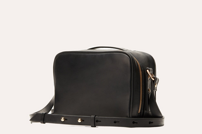 Kiko Boxed Genuine Leather Crossbody Bag - The Epitome of Structured Elegance