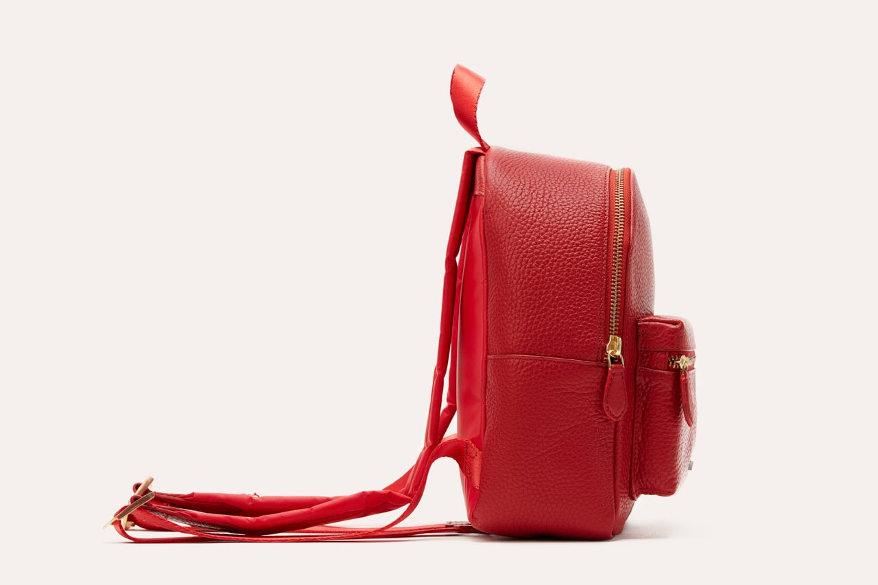 Kiko Genuine Pebble Leather Itty-Bitty Backpack - The Ultimate Fusion of Style and Compact Convenience