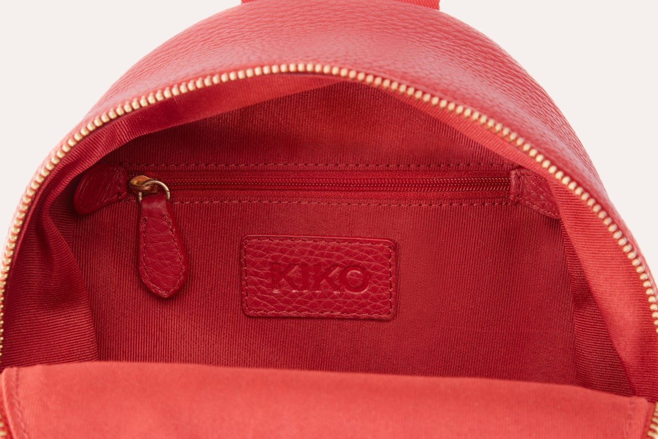 Kiko Genuine Pebble Leather Itty-Bitty Backpack - The Ultimate Fusion of Style and Compact Convenience