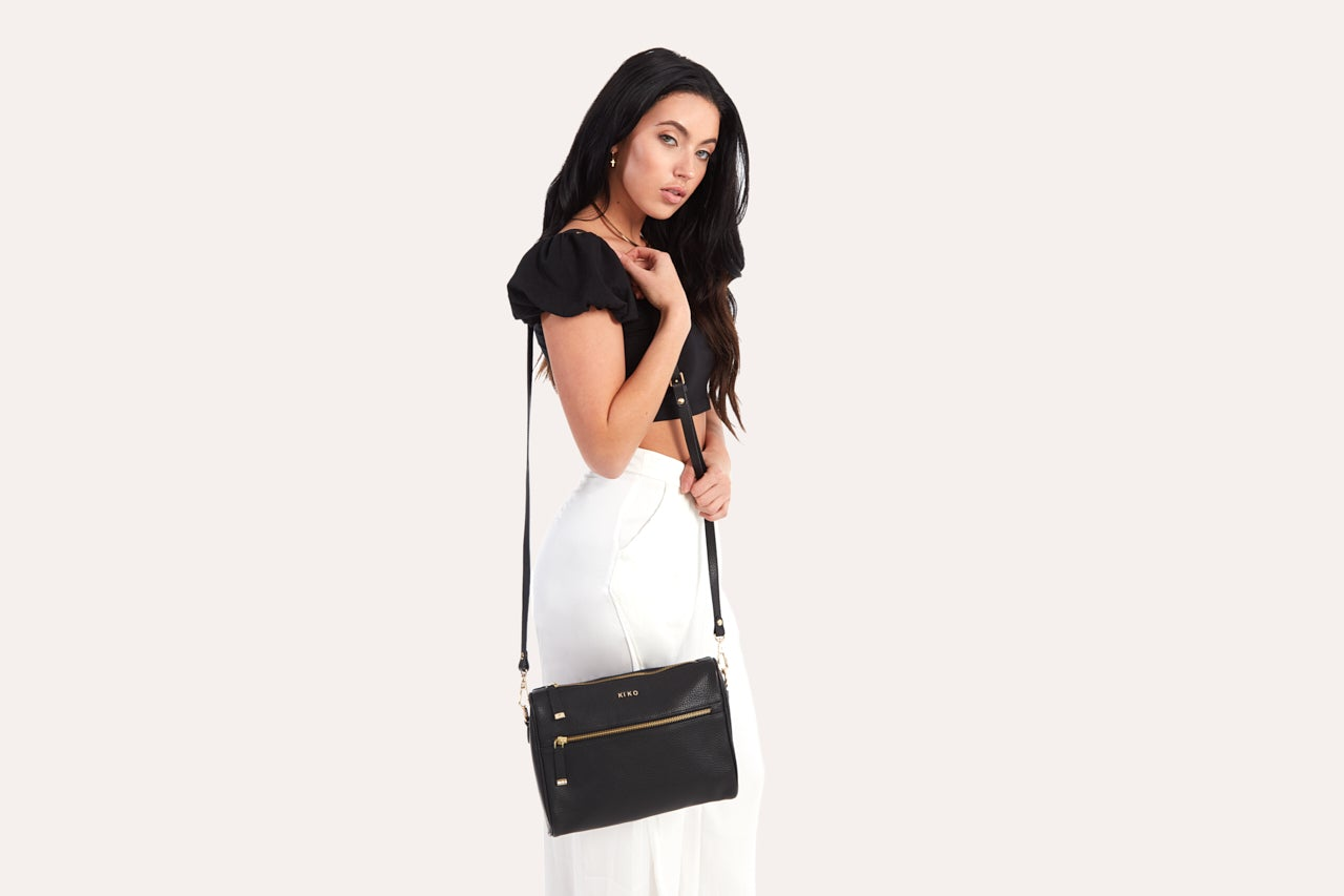 Perfect Genuine Pebble Leather Crossbody bag: Where Elegance Meets Practicality