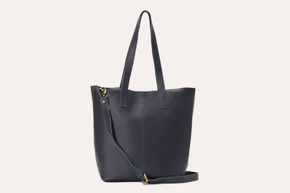 Top grain cowhide pebble leather Journalist Tote - A Symphony of Style and Functionality