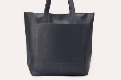 Top grain cowhide pebble leather Journalist Tote - A Symphony of Style and Functionality