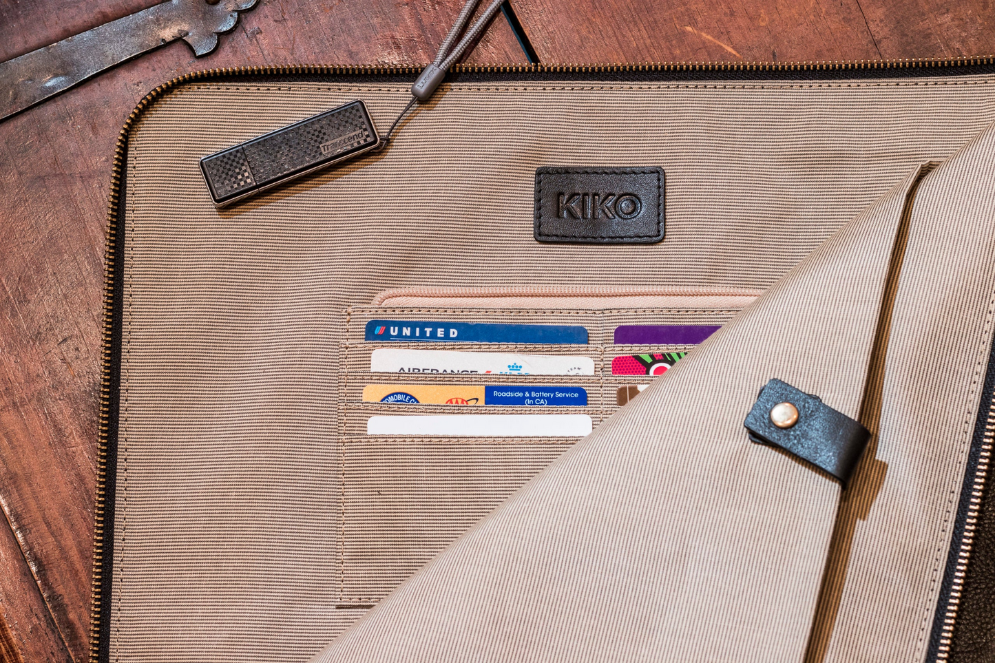 Kiko Genuine leather Tech-Folio - Ultimate in Sophistication and Functionality