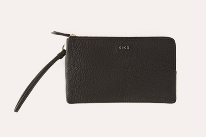 Kiko Genuine Pebble Leather Large Wristlet - A Stylish Solution for Organized Essentials