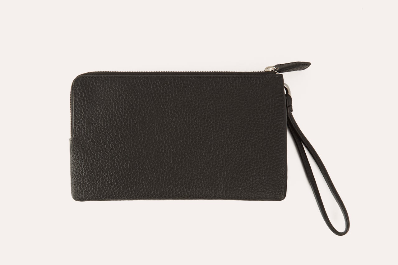 Kiko Genuine Pebble Leather Large Wristlet - A Stylish Solution for Organized Essentials