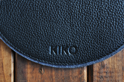 Kiko Leather And Wool Felt Tech Pad - A Blend of Functionality and Elegance