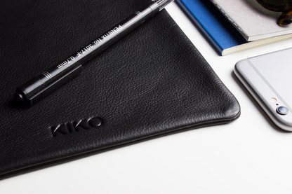 Kiko Genuine Cowhide Leather Accessory Pouch - Your Essential Travel Companion