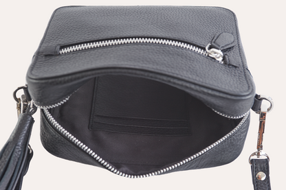 Kiko Genuine Pebble Leather Loveable Crossbody Bag - A Symphony of Style and Practicality