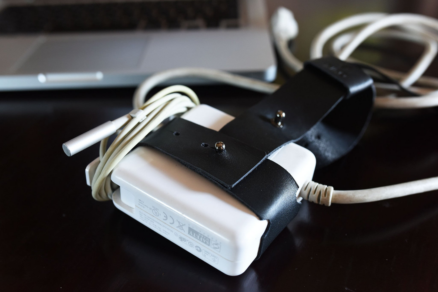 Kiko Genuine Leather The Macbook Cord Lord - The Ultimate Organizer for Your Laptop Bag