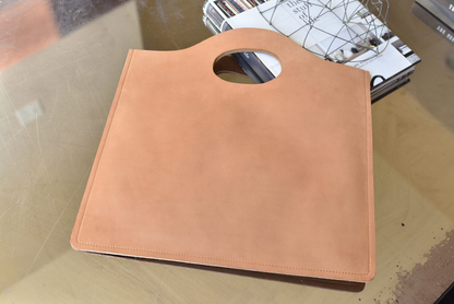 Kiko Minimalist Genuine Cowhide Leather Tote - Where Simplicity Meets Elegance