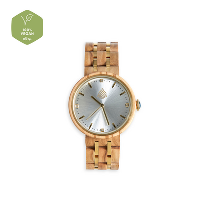 The Teak: Natural Wood Unisex Watch