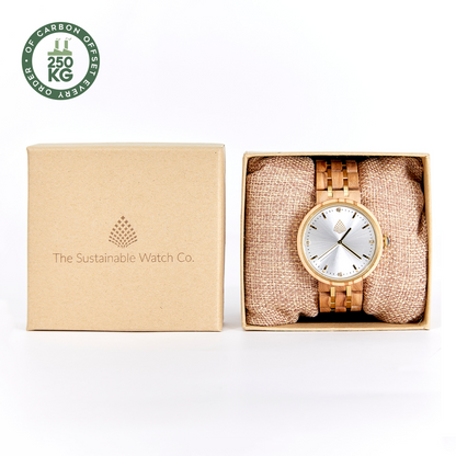 The Teak: Natural Wood Unisex Watch