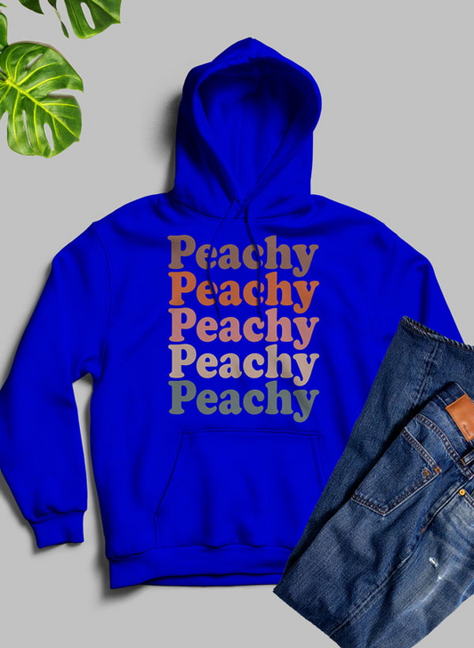 Vintage Colors Peachy Hoodie - Meticulously Crafted Heavy Weight High-Quality Fleece