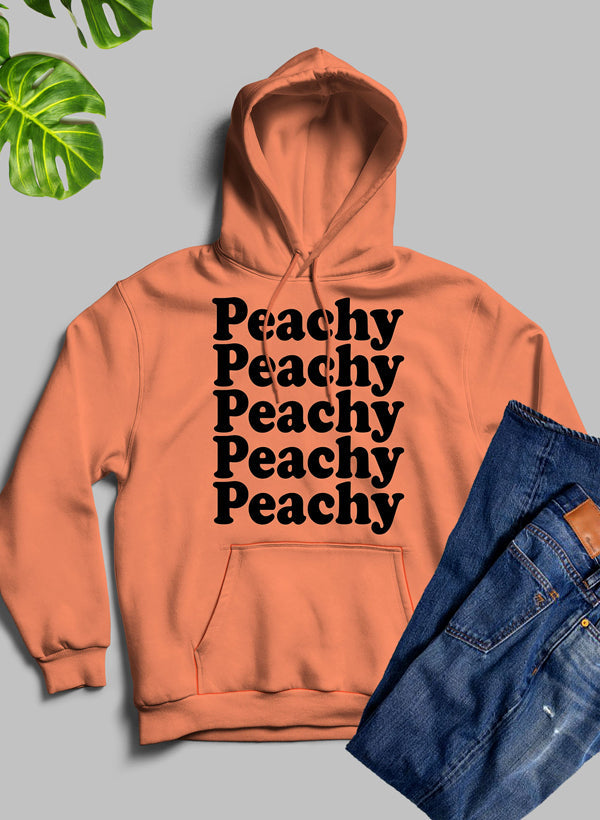 Peachy Hoodie - Meticulously Crafted Heavy Weight High-Quality Fleece