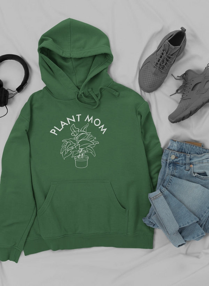 Plant Mom Hoodie - Meticulously Crafted Heavy Weight High-Quality Fleece