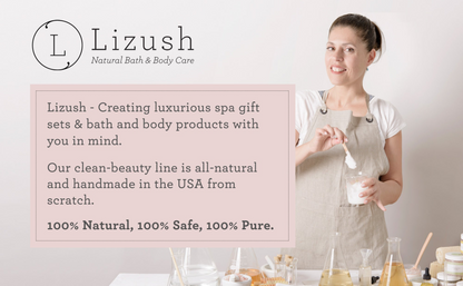 Lizush Moisturizing set with Grapefruit body oil and Body scrub