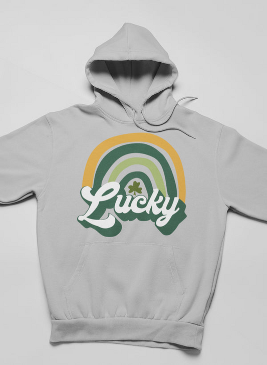 Lucky Retro Hoodie - Meticulously Crafted Heavy Weight High-Quality Fleece