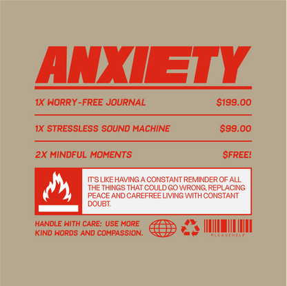 Oat Milk Club - Anxiety - Organic Hoodie