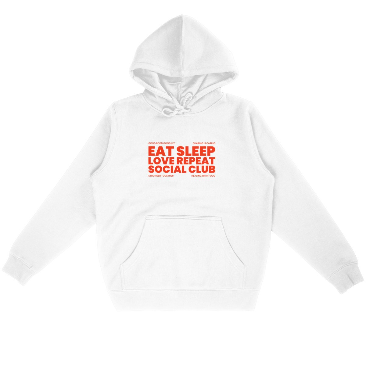 Oat Milk Club - Eat Sleep Love Repeat - Organic Hoodie