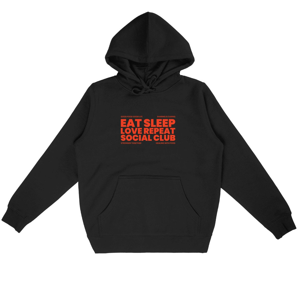 Oat Milk Club - Eat Sleep Love Repeat - Organic Hoodie