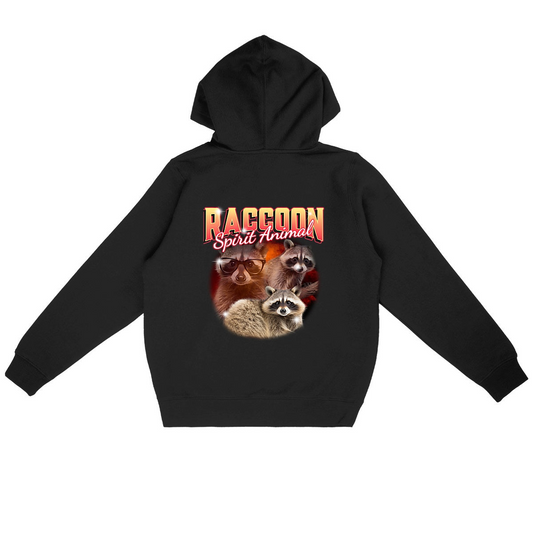 Oat Milk Club - Raccoon Spirit Animal - Organic Hoodie