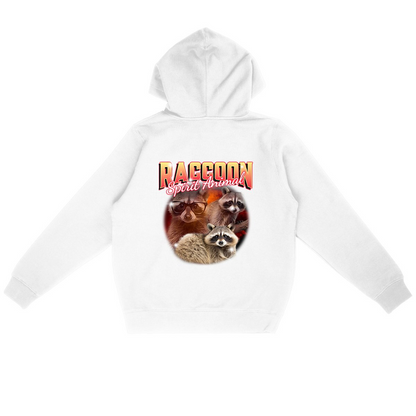 Oat Milk Club - Raccoon Spirit Animal - Organic Hoodie