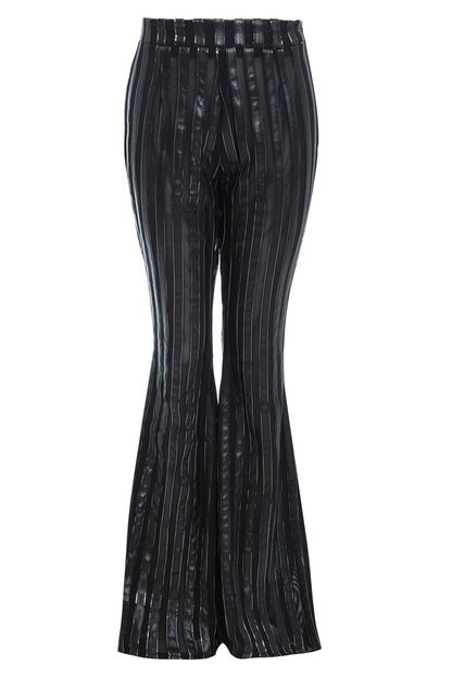 Sarvin Sly High-Waisted Wide-Leg Trousers